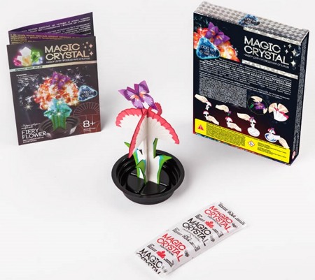 Набор для выращивания кристаллов "Цветок" Magic Crystal Danko Toys