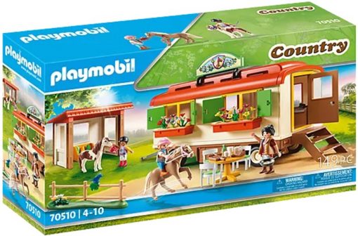 Набор Дом на колесах с приютом для пони Playmobil 70510