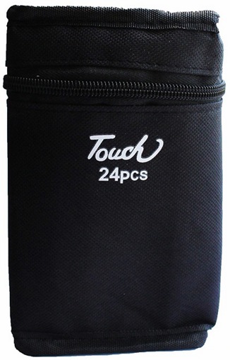 Набор двухсторонних маркеров для скетчинга Touch Raven 24 шт (в сумочке)
