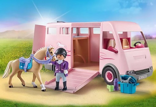 Набор Фургон для перевозки лошадей Playmobil 71237