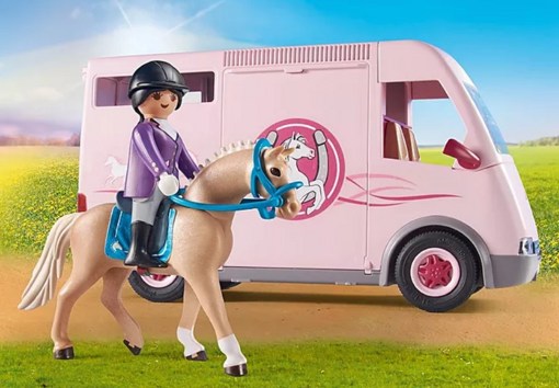 Набор Фургон для перевозки лошадей Playmobil 71237