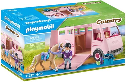 Набор Фургон для перевозки лошадей Playmobil 71237