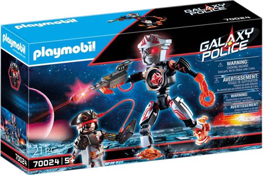 Набор Галактическая полиция: Робот-пират Playmobil 70024 свет