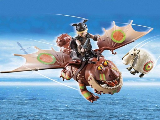 Набор гонки на драконах: Рыбьеног и Мясорубка Playmobil 70729