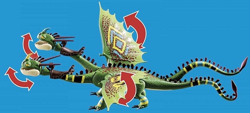 Набор Гонки на драконах: Забияка и Задирака с Барсом и Вепрем Playmobil 70730
