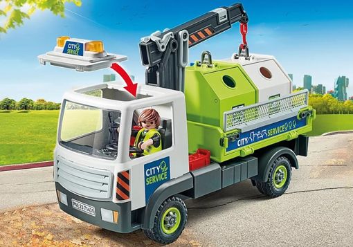 Набор Грузовик для переработки стекла с контейнером Playmobil 71431