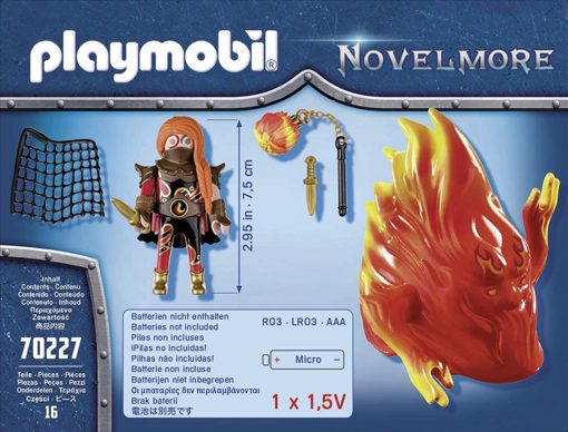 Набор Хранитель огня рейнджеров Бернхема Playmobil 70227 свет