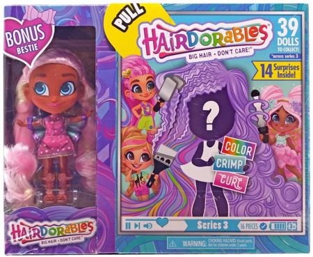 Набор из 2-ух кукол Hairdorables 3 серия с эксклюзивной куклой Willow