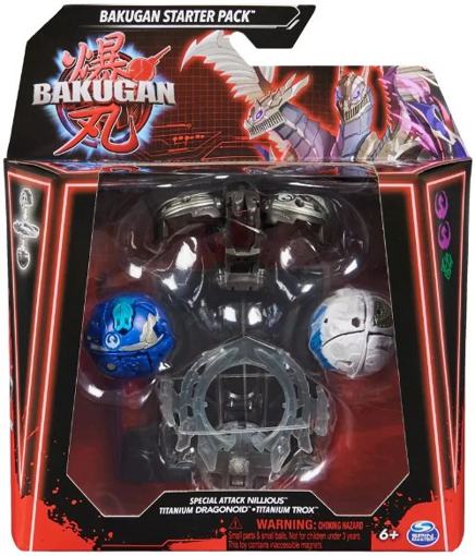 Набор из 3-ех бакуганов Bakugan 3.0 Starter Pack 20142185 - фото