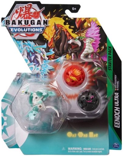 Набор из 3-ех бакуганов Bakugan Evolutions Starter Pack Eenoch Ultra 20138094 - фото