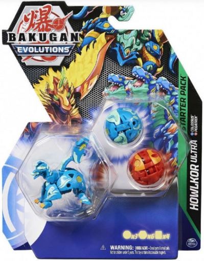 Набор из 3-ех бакуганов Bakugan Evolutions Starter Pack Howlkor Ultra 20135932