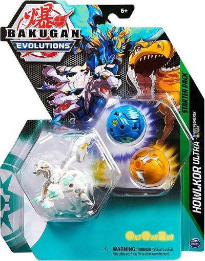 Набор из 3-ех бакуганов Bakugan Evolutions Starter Pack Howlkor Ultra 20137869