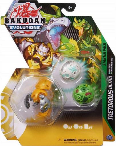 Набор из 3-ех бакуганов Bakugan Evolutions Starter Pack Tretorous Ultra 20138098