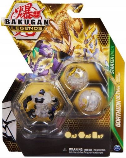 Набор из 3-ех бакуганов Bakugan Legends Starter Pack Gorthion Ultra 20140290