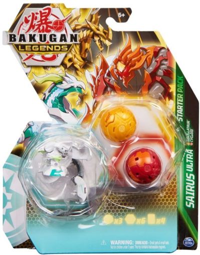 Набор из 3-ех бакуганов Bakugan Legends Starter Pack Sairus Ultra 20140287