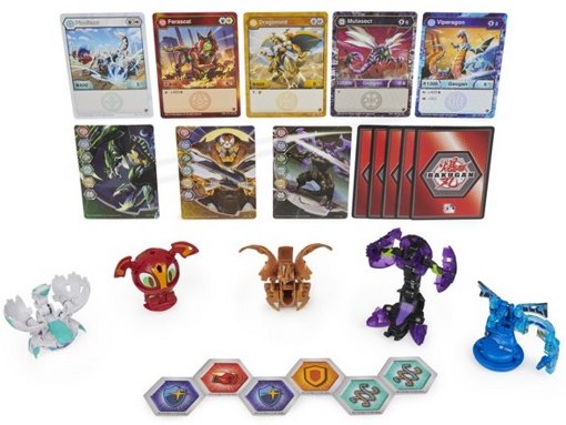 Набор из 5-ти бакуганов Bakugan Geogan Rising Mutasect Viperagon 20132261 - фото2