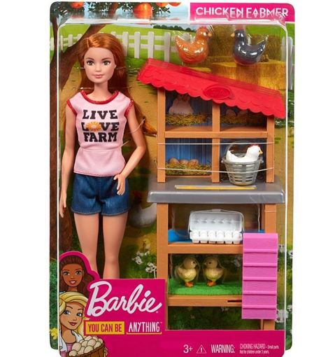 Набор кукла Барби Куриная ферма FXP15