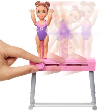 Набор кукла Барби тренер по гимнастике FXP39