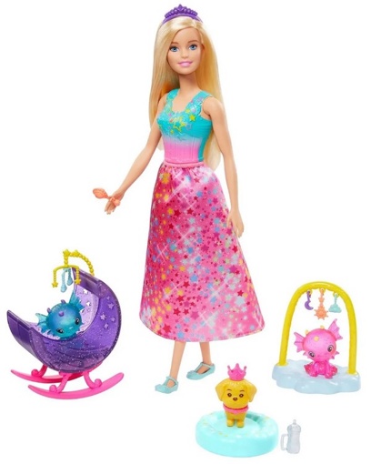 Набор кукла Барби Заботливая принцесса GJK51