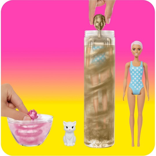 Набор Кукла-сюрприз Барби Color Reveal "На пляже и на вечеринке" GPD55