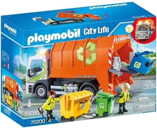 Набор Мусоровоз с мигалками Playmobil 70200 свет - фото