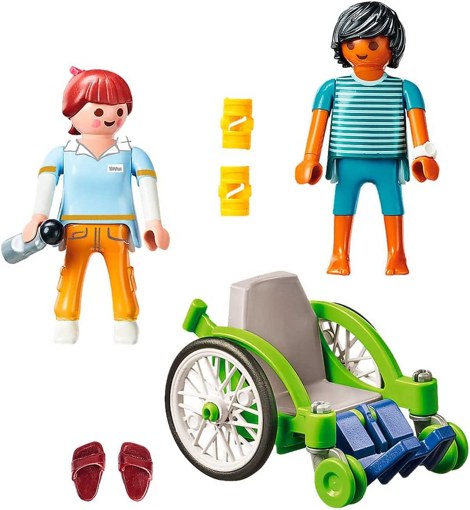 Набор Пациент в инвалидном кресле Playmobil 70193