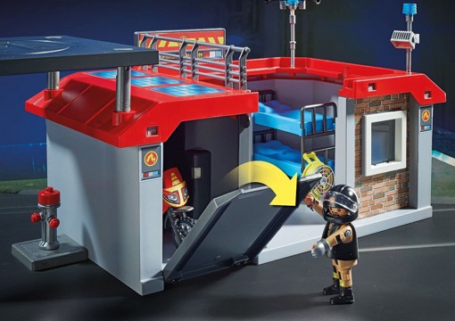 Набор переносная пожарная станция Playmobil 71193