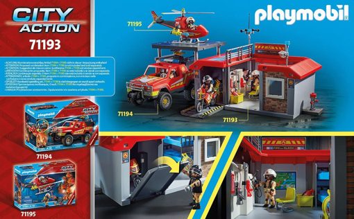 Набор переносная пожарная станция Playmobil 71193