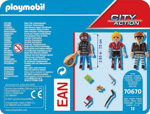 Набор персонажей Жулики Playmobil 70670