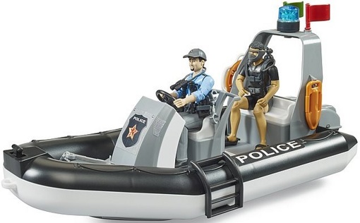 Набор Полицейская лодка с фигурками Bruder 62733