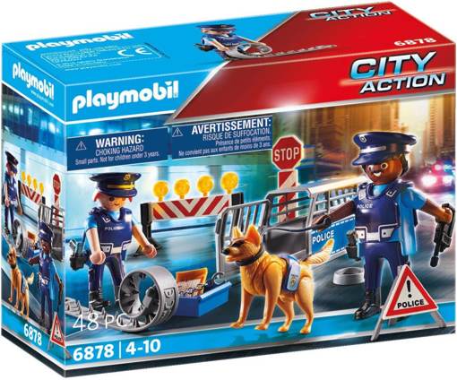 Набор полицейских блокпост Playmobil 6878