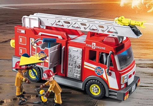 Набор Пожарная машина Playmobil 71233 свет, звук