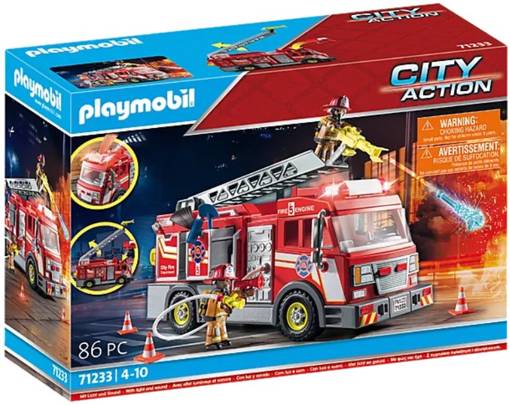 Набор Пожарная машина Playmobil 71233 свет, звук