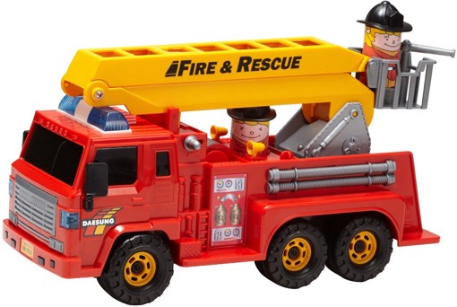 Набор Пожарная машина с двумя фигурками Дасунг 40375