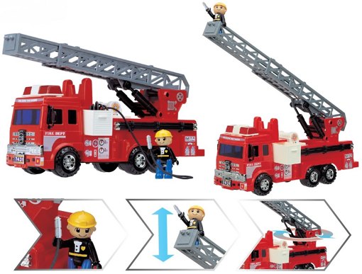 Набор Пожарная машина со шлангом и фигуркой Дасунг 40377