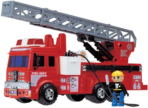 Набор Пожарная машина со шлангом и фигуркой Дасунг 40377