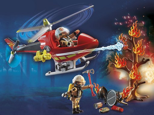 Набор Пожарно-спасательный вертолет Playmobil 71195