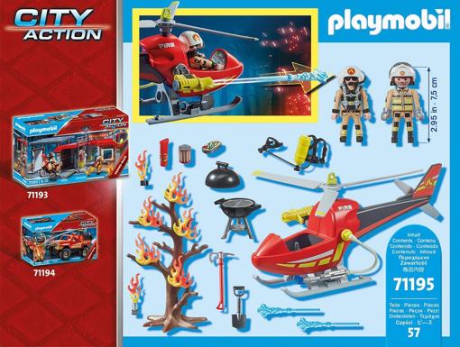 Набор Пожарно-спасательный вертолет Playmobil 71195