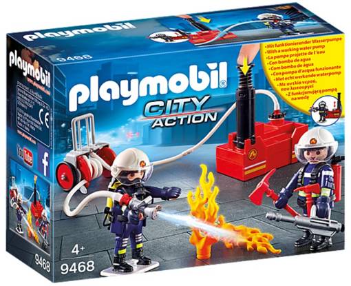 Набор Пожарные с водяным насосом Playmobil 9468 - фото