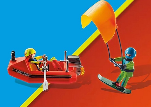 Набор Спасение кайтсерферов на катере Playmobil 70144