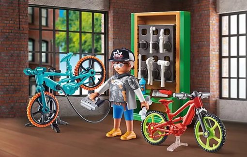 Набор Велосипедная мастерская Playmobil 70674