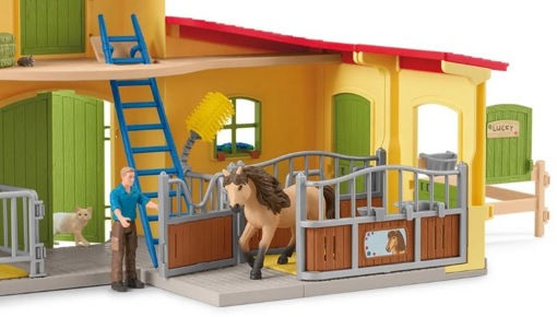 Набор Загон для пони с исландским пони-жеребцом Schleich 42609