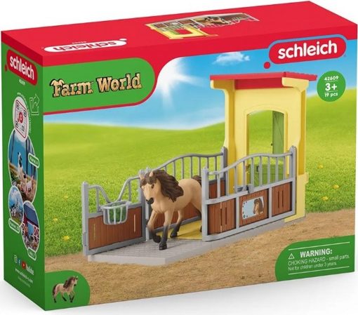 Набор Загон для пони с исландским пони-жеребцом Schleich 42609