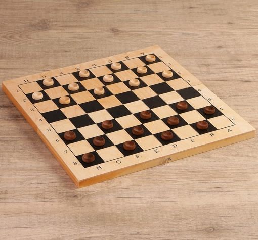 Настольная игра 3 в 1 Орнамент шашки, шахматы, нарды 42х42