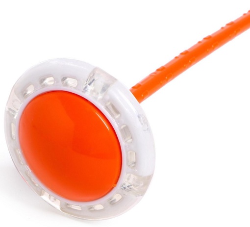 Нейроскакалка "Актив" оранжевая со световыми эффектами