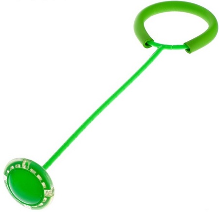 Нейроскакалка "Актив" зеленая со световыми эффектами