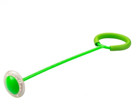 Нейроскакалка Крувер зеленая со световыми эффектами