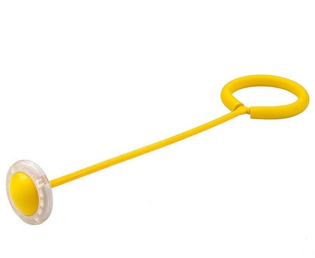 Нейроскакалка Крувер желтая со световыми эффектами