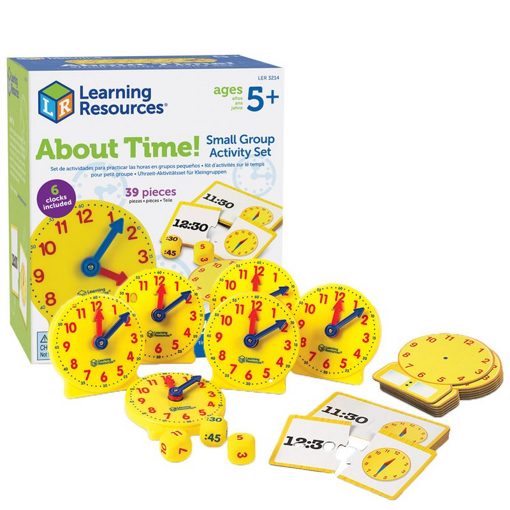 Обучающий набор Учимся определять время. Большой набор Learning Resources LER3214 - фото
