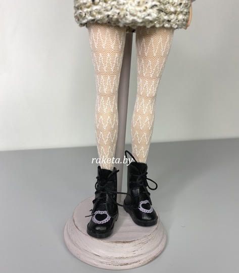 Обувь для кукол Барби сапожки черные